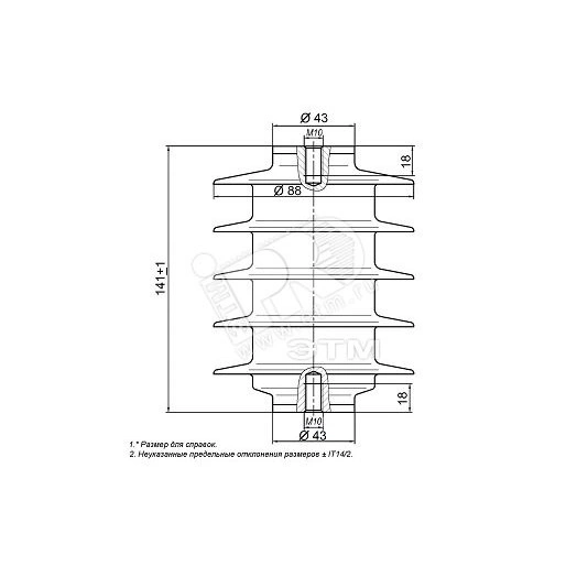 Ограничитель перенапряжений ОПН-П-6/7.2/10/300 УХЛ1