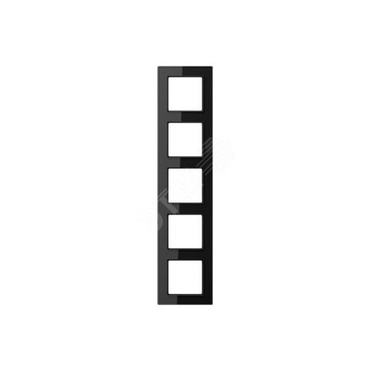 Рамка 5-я для горизонтальной/вертикальной установки  Серия- ACreation  Материал- термопласт. Цвет- черный