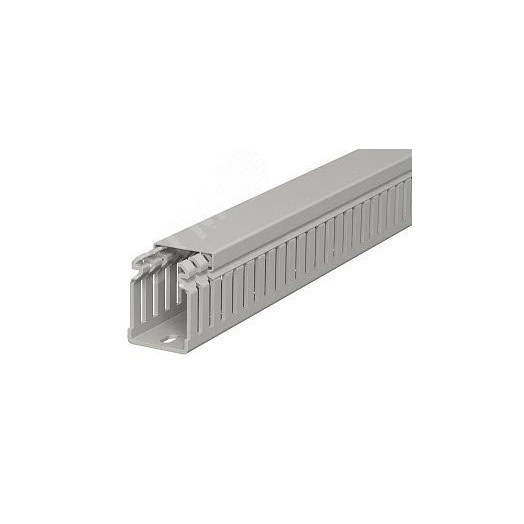 Распределительный кабельный канал LKV 50x37,5x2000 мм (ПВХ, серый)