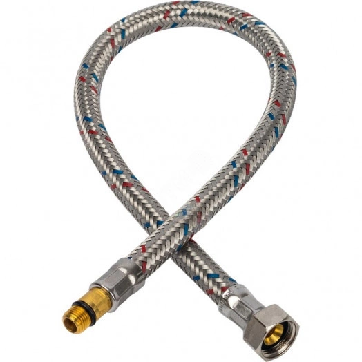 Подводка гибкая для смесителя М10 х 18 - 3/8' ВР длина 50 см