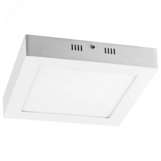 Светильник светодиодный ДПО-18w 4000K 1440Лм квадратный белый