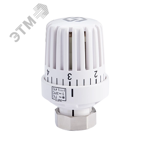 Головка термостатическая с жидкостным датчиком М 30х1.5