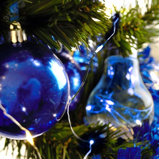 Гирлянда Лампочки LED 2700К 10 подвесов 3м от батареек