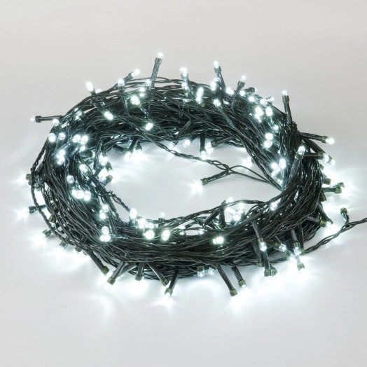 Гирлянда светодиодная 10м ULD-S1000-100/DGA WHITE IP20 100 светодиодов Белый свет Провод зеленый