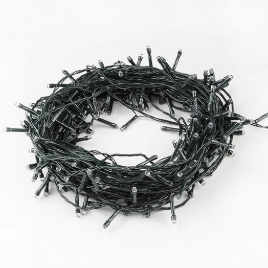 Гирлянда светодиодная 10м ULD-S1000-100/DGA WHITE IP20 100 светодиодов Белый свет Провод зеленый