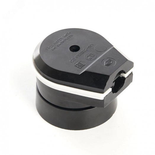 Вилка с розеткой для плит с/з, черный, Stekker