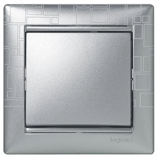 VALENA Рамка 1 пост алюминий модерн