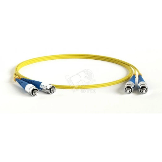 Патч-корд волоконно-оптический (шнур) SM 9/125 (OS2) FC/APC-FC/APC simplex LSZH (2м)