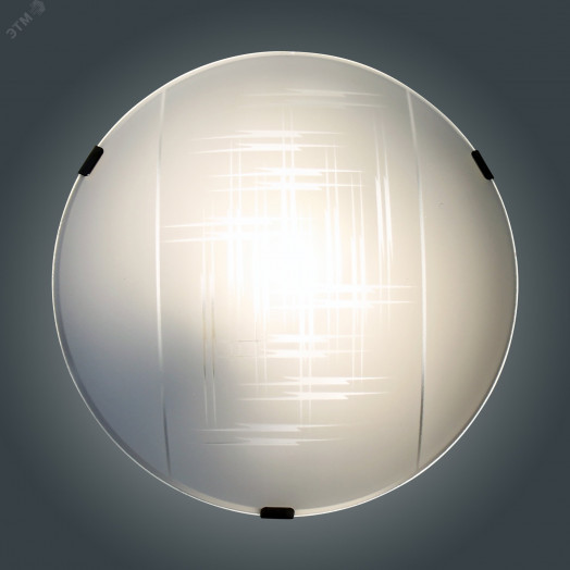 Светильник НПБ-01-60-130 М15 Элегант 250 матовый белый/клипсы штамп металлик индивидуальная упаковка