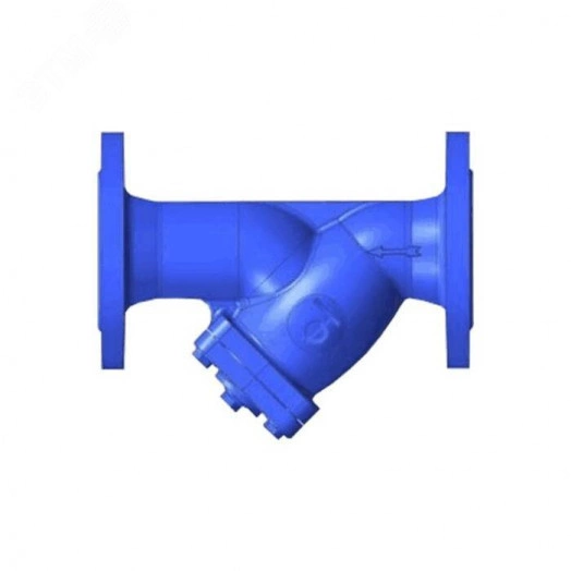 Фильтр магнитный Y-обр чугунный F3240NA Ду 20 Ру16 фланцевый 300 С с сливной пробкой