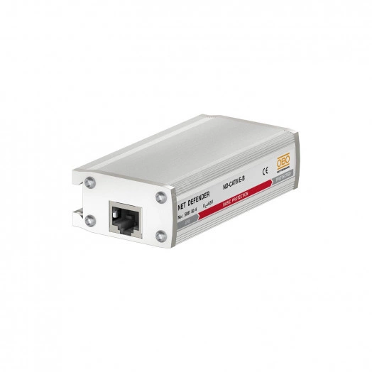 Устройство защиты от импульсных перенапряжений УЗИП для телекоммуникационных сетей 8-жил (CAT6) (Тип разъема RJ45) базовая защита 46В