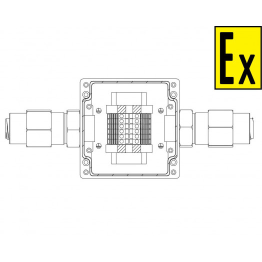 Коробка коммутационная взрывозащищенная КВМК 605