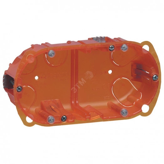 Batibox Коробка 2 поста встраиваемая 50мм универсальная