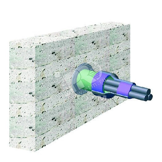 Уплотнитель кабельного прохода УКПт 150/40-420