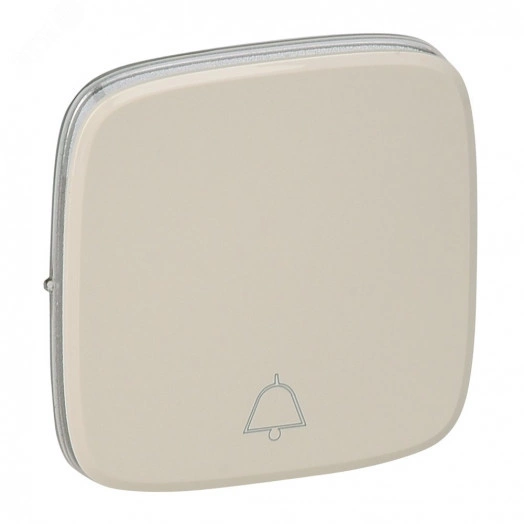 Valena ALLURE Лицевая панель для кнопочного выключателя символ Звонок слоновая кость