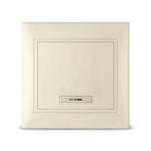 Выключатель Севиль 1 клавиша с подсветкой слоновая кость (ivory)