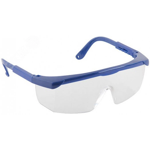 Очки защитные с регулируемыми дужками прозрачные