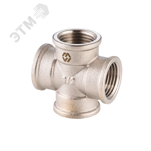 Крестовина ВВ 3/4' никелированная