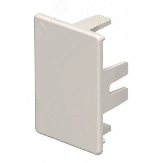 Заглушка кабельного канала торцевая WDK 30x45 мм (ПВХ, кремовый)