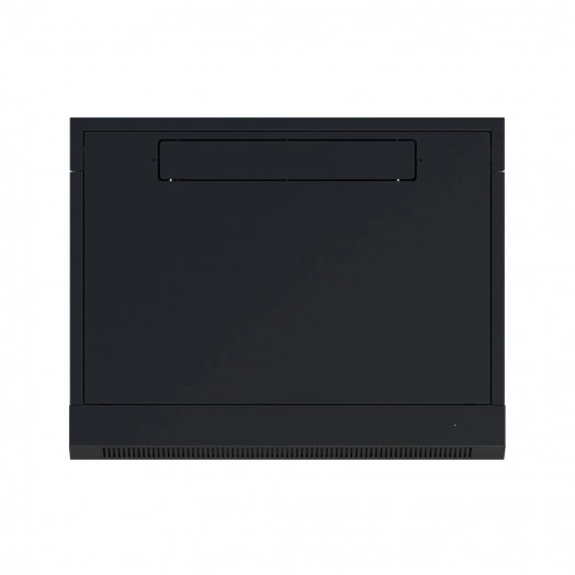 Шкаф настенный телекоммуникационный NTSS W 9U 600х450х500мм, 2 профиля 19, дверь стеклянная, боковые стенки съемные, задняя стенка, разобранный, черный RAL 9005