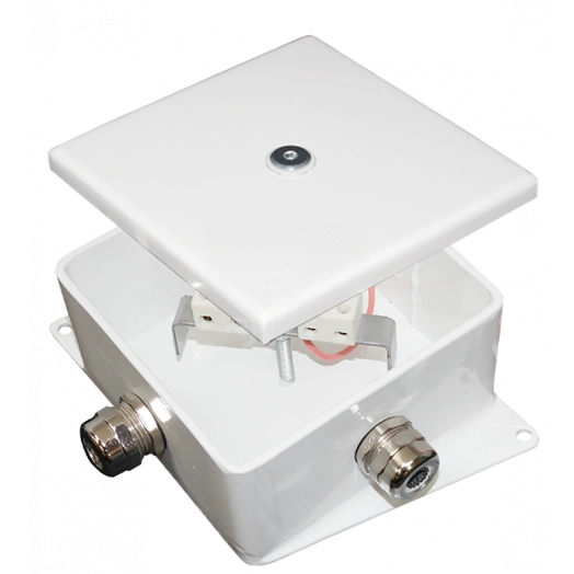 Коробка монтажная огнестойкая КМ-О (2к*60)-IP66-120х120 четыре ввода ABCD