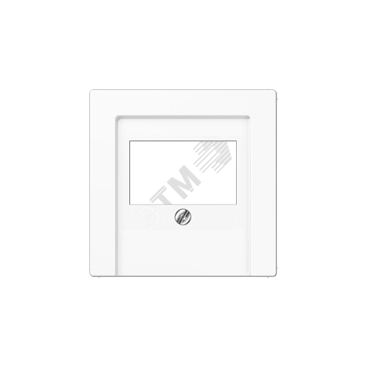 Накладка для USB розетки (ТАЕ гнезда)  Серия A500  Материал- дуропласт  Цвет- белый