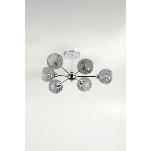 Люстра  Rivoli Hiltrude 3107-306 6 * Е27 60 Вт модерн