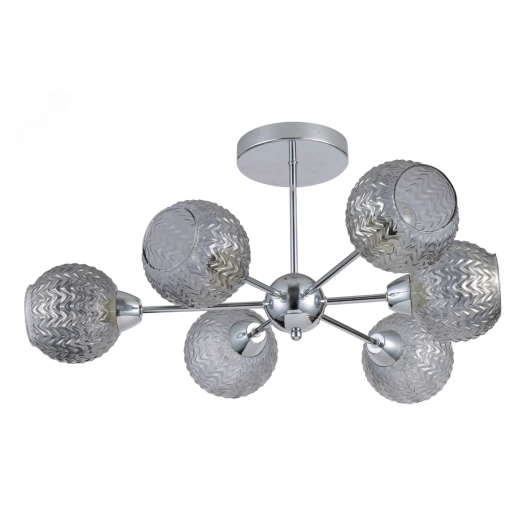 Люстра  Rivoli Hiltrude 3107-306 6 * Е27 60 Вт модерн