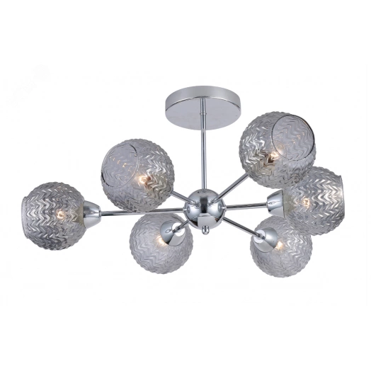 Люстра  Rivoli Hiltrude 3107-306 6 * Е27 60 Вт модерн