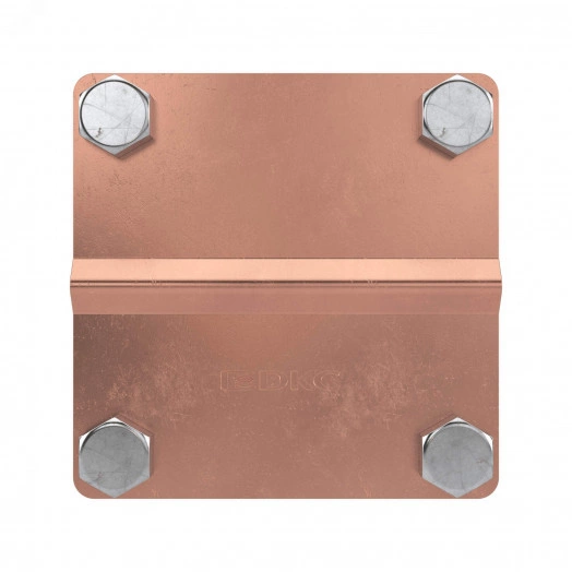 Соединитель пруток - полоса 57х80 мм медь