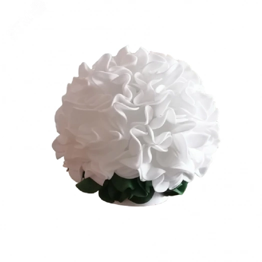 Светильник Гортензия Северное сияние ULW-R07 T/RGB+WHITE/150C/A со сменными лампами (в/к) многоцветная + белая E27 Плафон D150мм прозрачный Белое основание TM Uniel