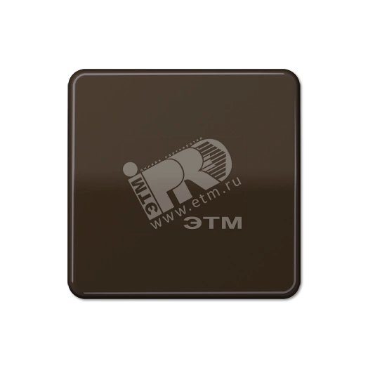 Клавиша ударопрочная для выключателя и кнопки  коричневая