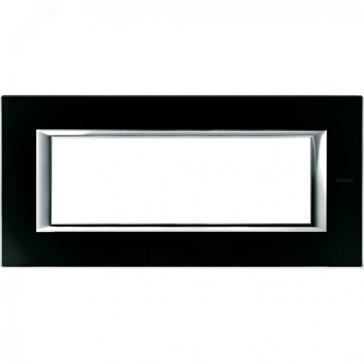 Axolute Накладки декоративные прямоугольные стекло/черное стекло на 6 модулей