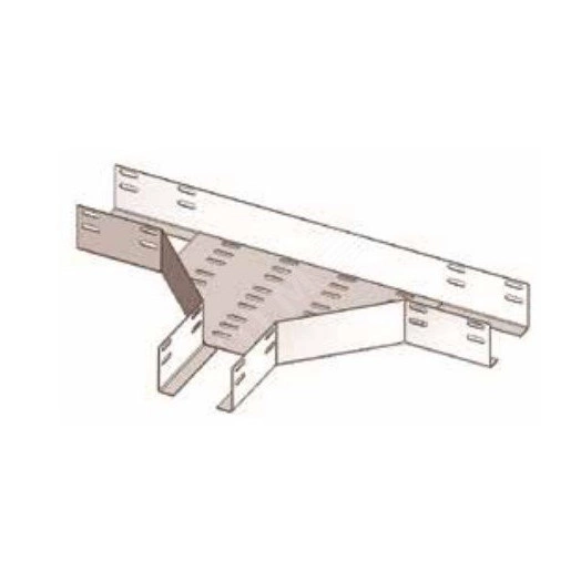 Лоток тройниковый перфорированный ОТ 400х65 УХЛ1, оцинкованный лист(толщина покрытия 10 -18 мкм) S1,5