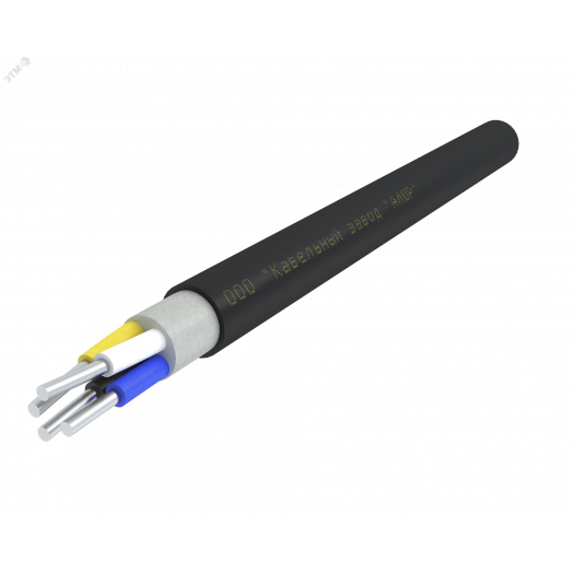 Кабель силовой ЭЛЕКОНД(R)-АсВВГнг(А)-LS 4х2.5 ок(PE)-0.66 Ч. бух