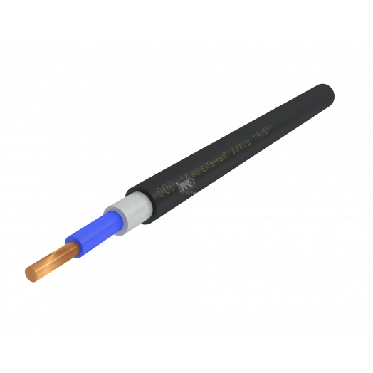 Кабель силовой ППГнг(А)-HF 1х2.5ок(N)-1 однопроволочный синий (бухта)