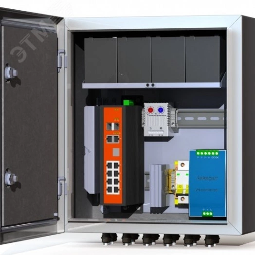 Термошкаф коммутационный IP 66 Mastermann 8 УТП 8К АКБ 7А