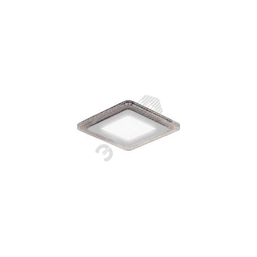 Светильник светодиодный встраиваемый ДВО-6+3 Вт 540 Лм 4000К Квадрат IP20 3 режима LED монтажный d120 мм 143х143х31 мм 180-265 В Bubbles Gauss