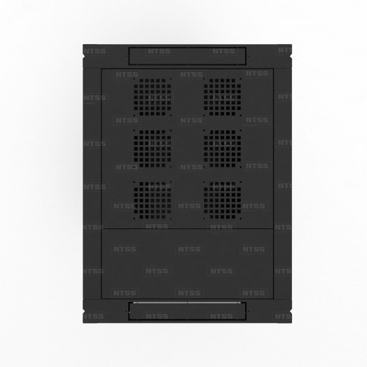 Шкаф напольный телекоммуникационный NTSS RS 47U 600х800мм, 4 профиля 19, двери перфорированная и перфорированная, регулируемые опоры, боковые стенки съемные, разобранный, черный RAL 9005