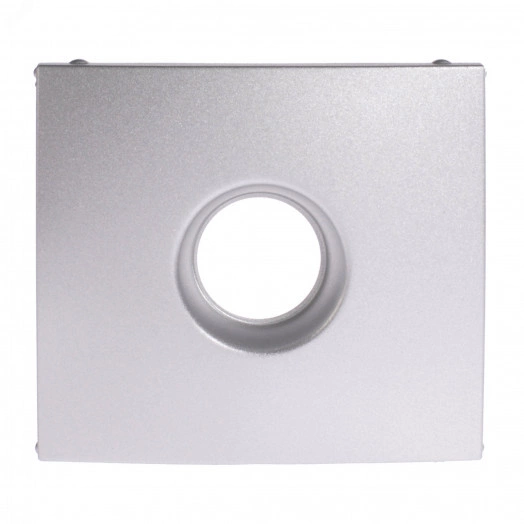 VALENA Панель лицевая розетка TV алюминий