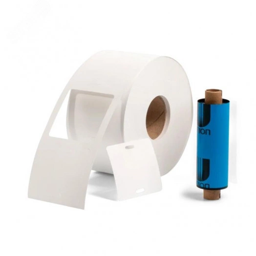 Комплект  бирка-риббон У-134Р (Fortisflex) (1000шт в рулоне)