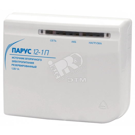 Источник бесперебойного питания 12В 1А под АКБ 12 А/ч Парус-4П исп.1