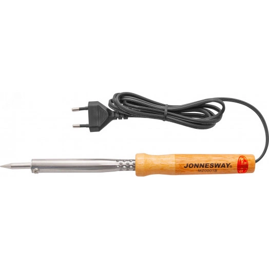 Паяльник электрический с деревянной рукояткой, паяльный стержень 7 мм, 80W, 220V-240V, T=480 C