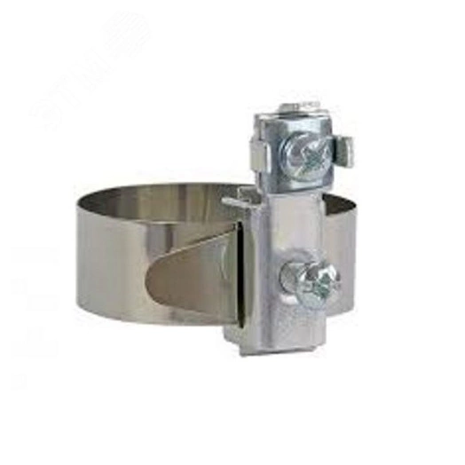 Хомут заземления д 5-48 мм (нерж. сталь)  (Длина ленты: 21 см)