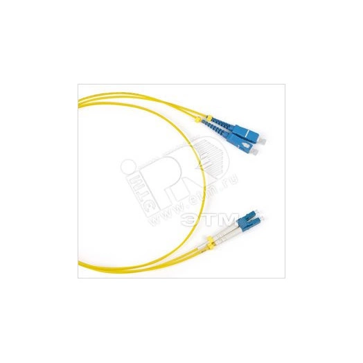 Патч-корд волоконно-оптический (шнур) SM 9/125 (G657) LC/UPC-SC/UPC duple* LSZH 5м