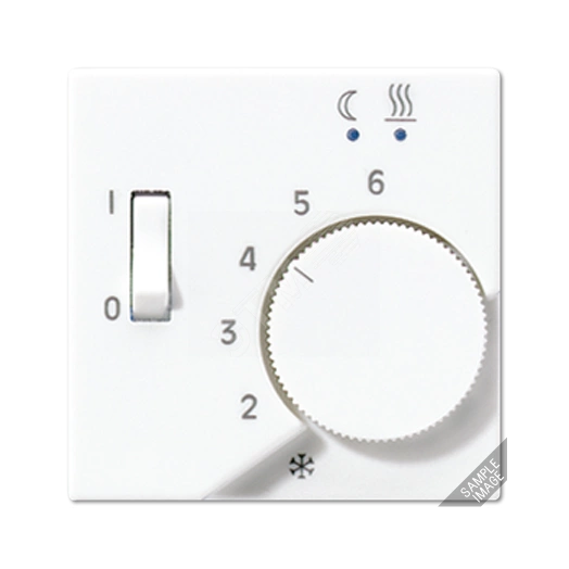 Накладка для регулятора подогрева пола   Серия A500  Материал- термопласт  Цвет- слоновая кость