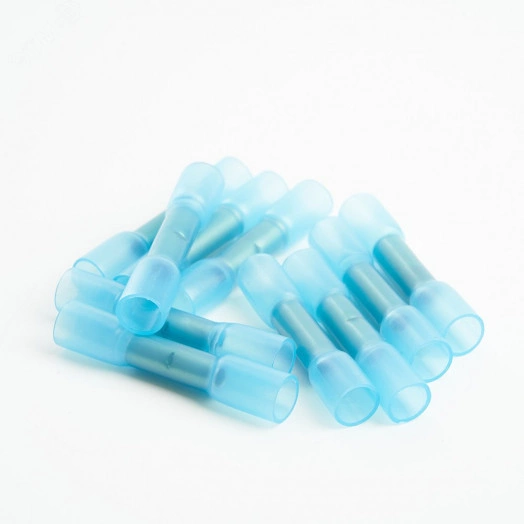 Гильза  1,5-2,5мм2 соед. изол. термоус STEKKER    LD300-0525  27A, голубой (10шт)