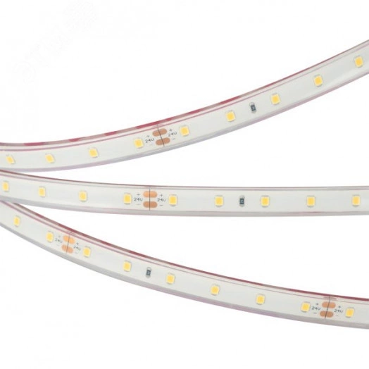 Лента герметичная RTW-PFS-A60-11mm 24V Warm3000 (4.8 W/m, IP68, 2835, 5m) (Arlight, 4.8 Вт/м, IP68)