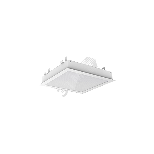 Светильник светодиодный ДВО-25Вт IP40 2500Лм 4000К GR490/F призма ВАРТОН