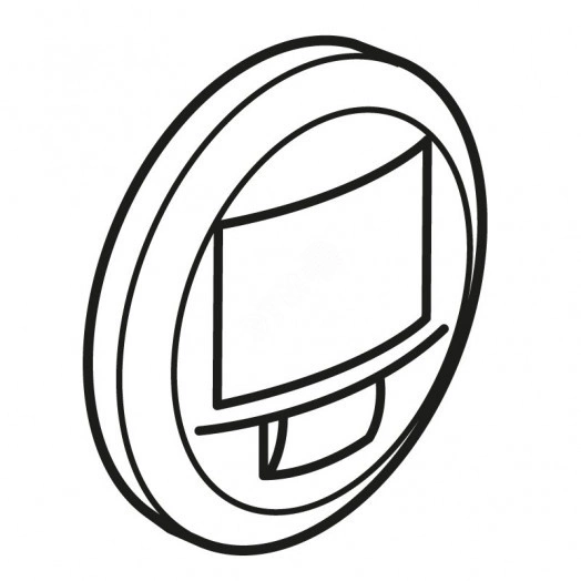 Celiane Лицевая панель датчика движения двухпроводного 250Вт без нейтрали ручное управление 067226 белый